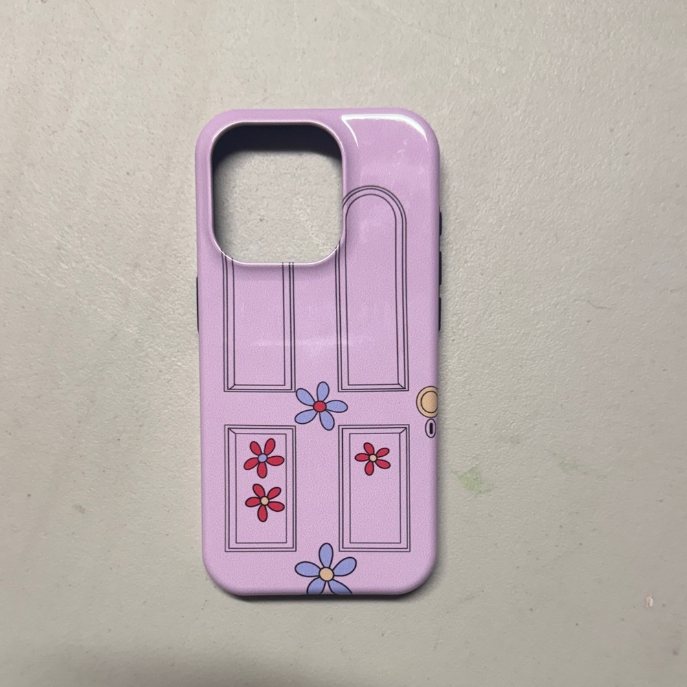 Purple Floral Door iPhone Case - 13